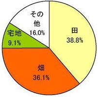 面積の円グラフ