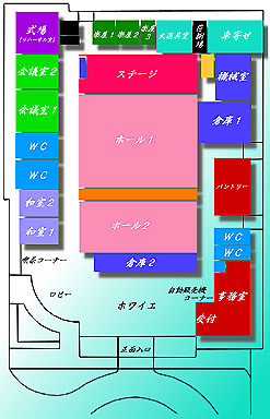 ホール見取り図